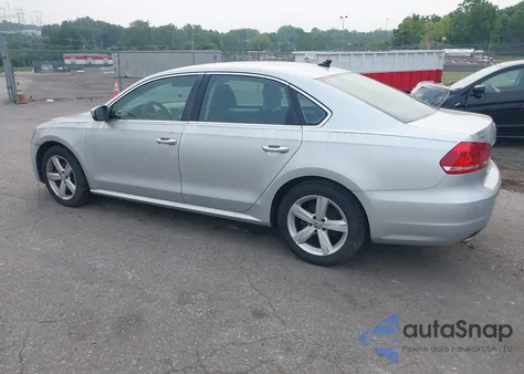 2013 Volkswagen Passat 2.5L Se from USA, damaged, VIN 1VWBP7A31DC030034